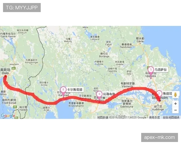 瑞典出线路线图解析
